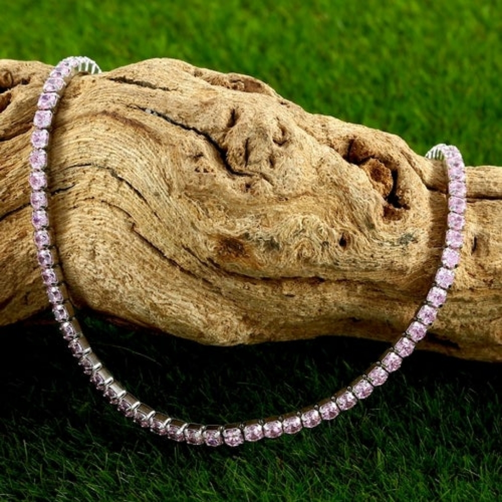 Solid .925 Sterling Silver 2.00 ctw Pink Sapphire